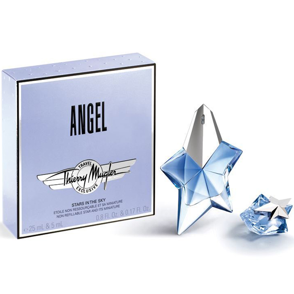 Thierry Mugler Angel W Set - EDP 25 ml refillable + mini EDP 5 ml