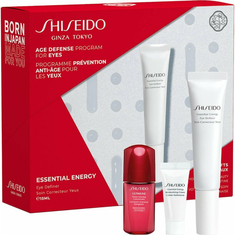 Shiseido Essential Energy Set - Eay definer 15 ml + Ultimune concentrate 10 ml + Moisturising cream 5 ml