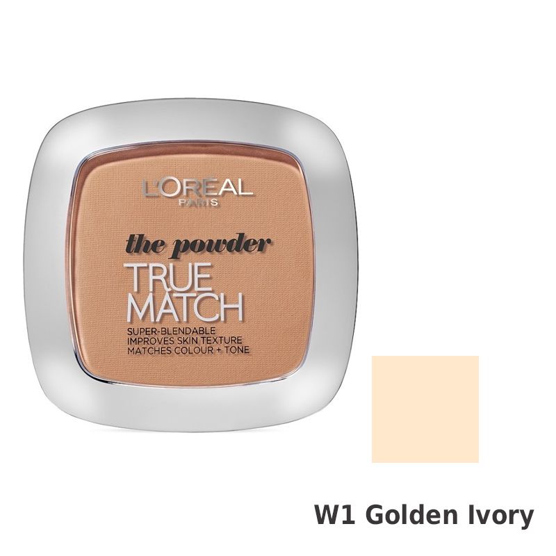 L`Oreal True Match Blendable Powder W1 Golden Ivory 9gr