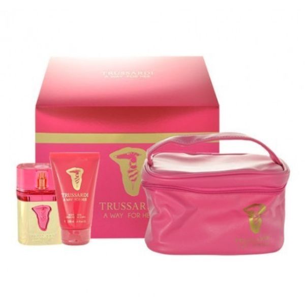 Trussardi A Way for Her W Set / EDT 50ml / body lotion 100ml / beauty pouch