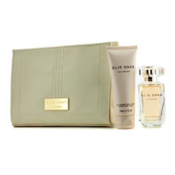 Elie Saab Le Parfum Rose Couture W Set / EDT 50ml / body lotion 75ml / pouch