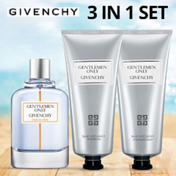 Givenchy Gentleman Only Casual Chic M Set / EDT 100ml / after shave balm 75ml / shower gel 75ml