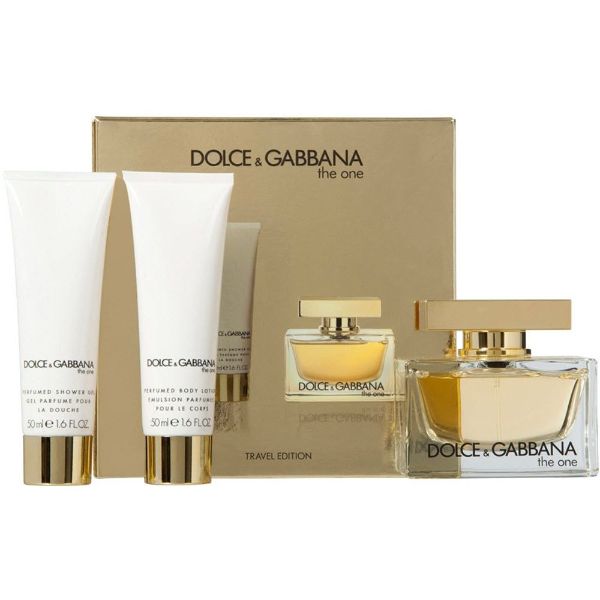 Dolce & Gabbana The One W Set / EDP 75ml / body lotion 50ml / shower gel 50ml
