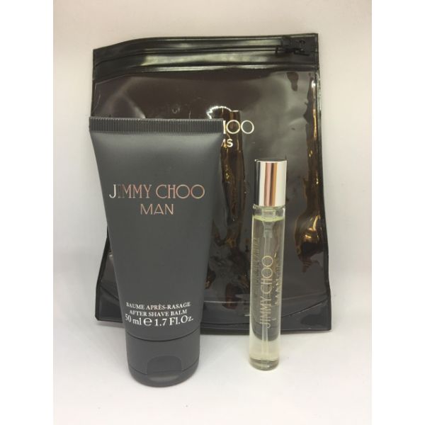 Jimmy Choo Man M Mini Set - EDT 7.5 ml + after shave balm 50 ml in pouch