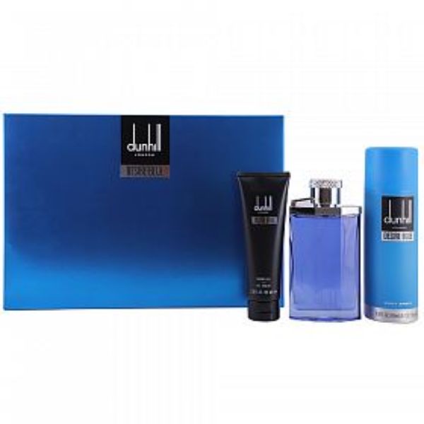 Dunhill Desire Blue M Set - EDT 100 ml + deodorant spray 195 ml + shower gel 90 ml