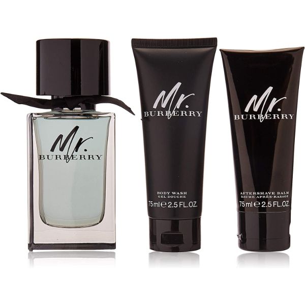 Burberry Mr. Burberry M Set - EDT 100 ml + after shave balm 75 ml + shower gel 75 ml 