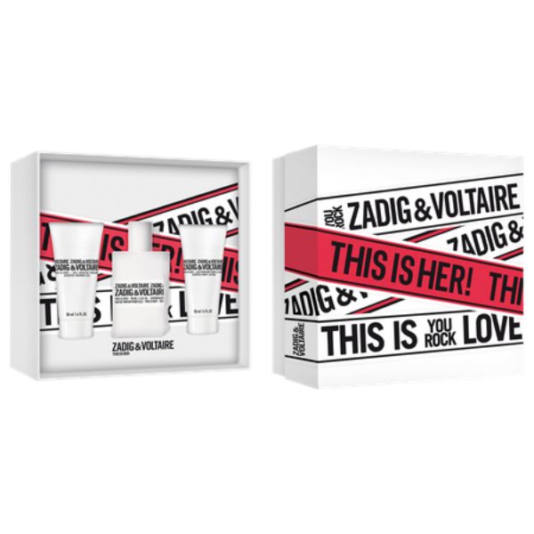 Zadig&Voltaire This Is Her! W Set - EDP 50 ml + body lotion 50 ml + shower gel 50 ml