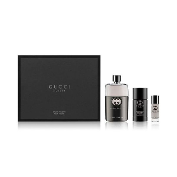 Gucci Guilty M Set - EDT 90 ml + deodorant stick 75 ml + mini EDT 15 ml