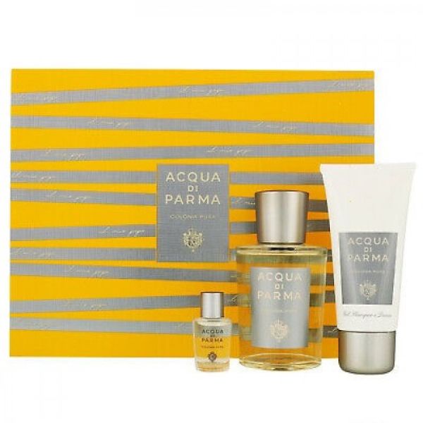 Acqua di Parma Colonia Pura M Set - EDC 100 ml + shower gel 50 + EDC 5 ml /2017