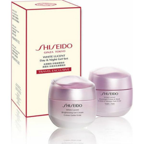 Shiseido White Lucent Set - Gel Cream 50 ml + Overnight Cream&Mask 75 ml
