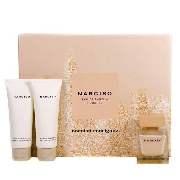 Narciso Rodriguez Narciso Poudree W Set - EDP 50 ml + body lotion 50 ml + sh/gel 50 ml