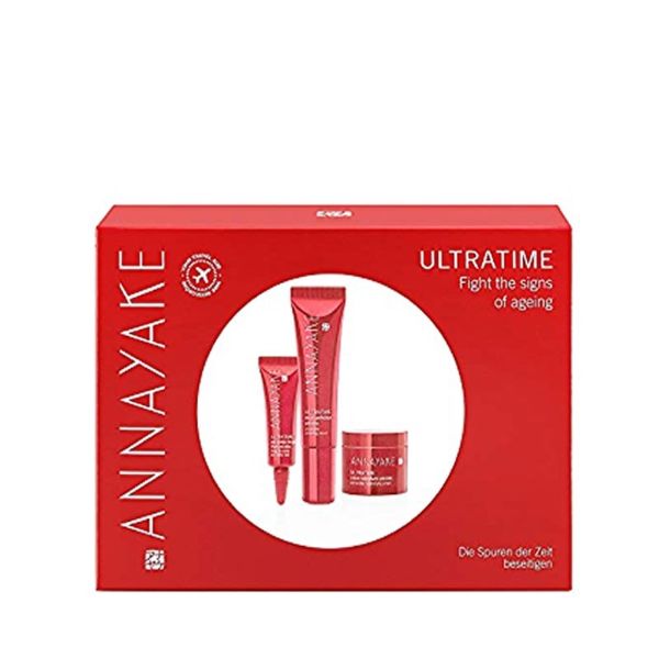 Annayake Ultratime Anti-wrinkle Set - serum 15 ml + eye contour care 7 ml + re-densifying cream 15 ml