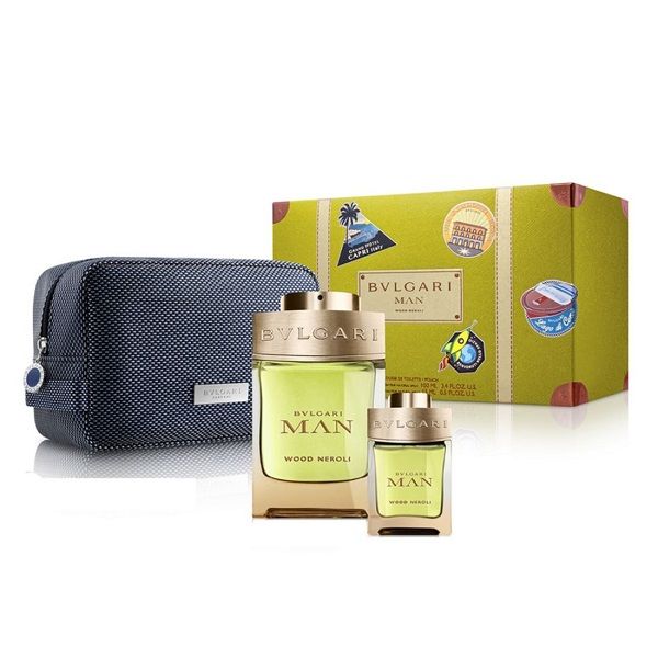 Bvlgari MAN Wood Neroli M Set - EDP 100 ml + EDP 15 ml + pouch /2019