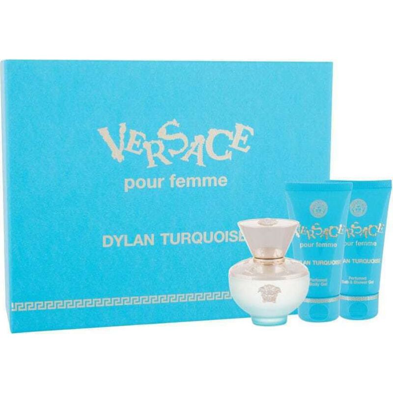 Versace Dylan Turquoise W Set - EDT 50 ml + b/gel 50 ml + sh/gel 50 ml /2020