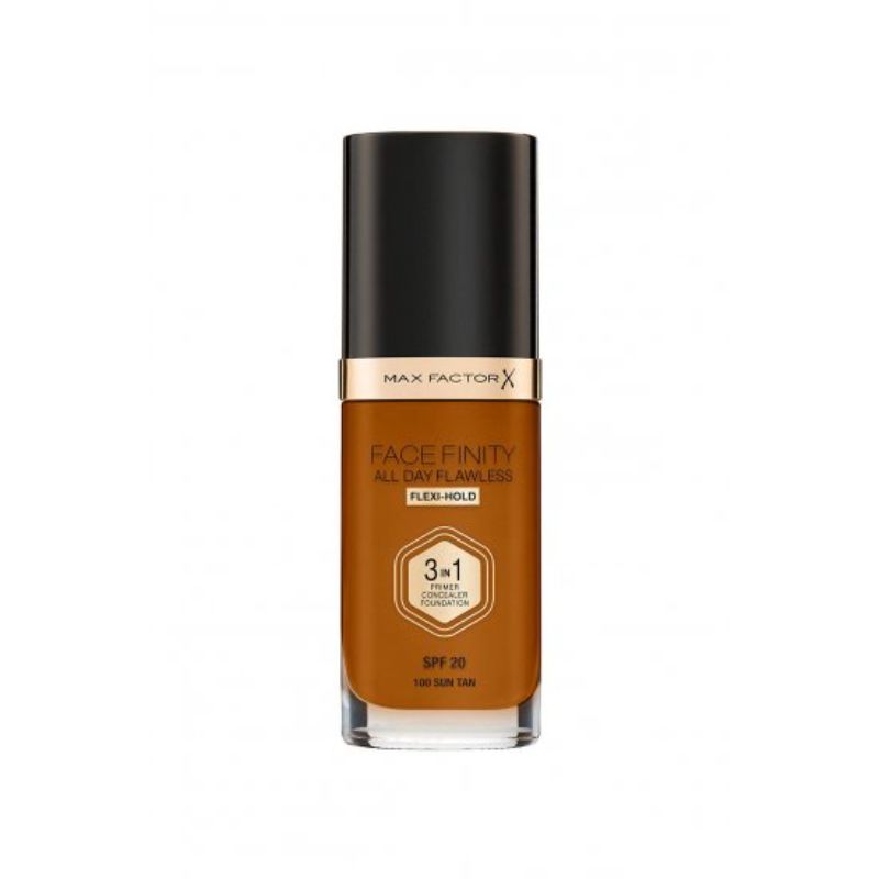 Max Factor Facefinity 100 Sun Tan 3 In 1 Foundation 30ml (Make Up)