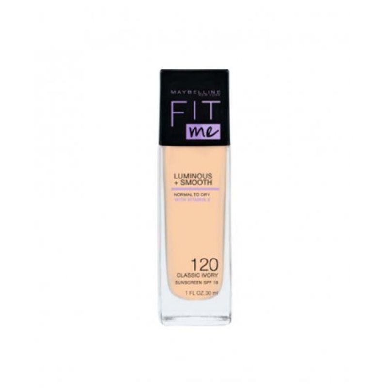 Maybelline Fit Me Luminous And Smooth Foundation 120 Classic Ivory 30ml