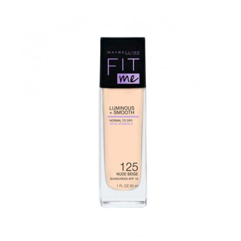Maybelline Fit Me Luminous And Smooth Foundation 125 Nude Beige 30ml