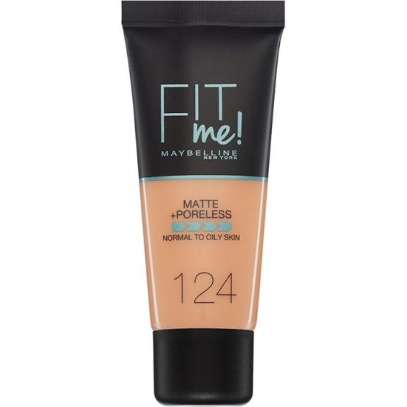Maybelline Fit Me Matte And Poreless Foundation 124 Soft Sand 30ml
