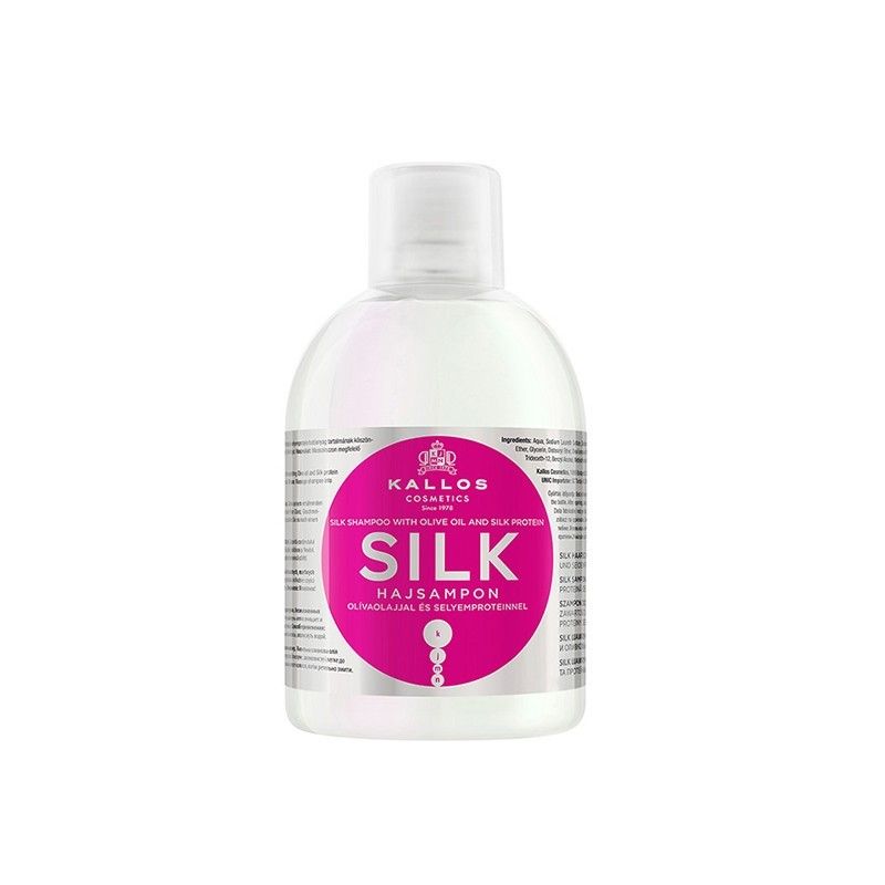 Kallos Silk Shampoo With Olive Oil And Silk Protein For Dry Hair 1000ml