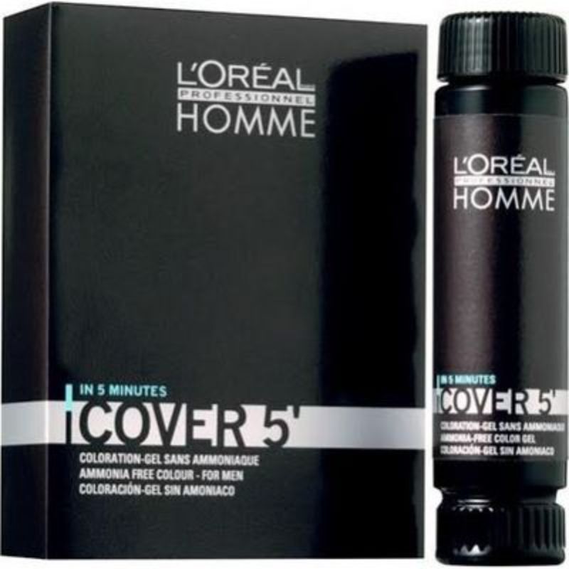 L`Oreal Professionnel Homme Cover 5 No4 Brown 3 X 50ml