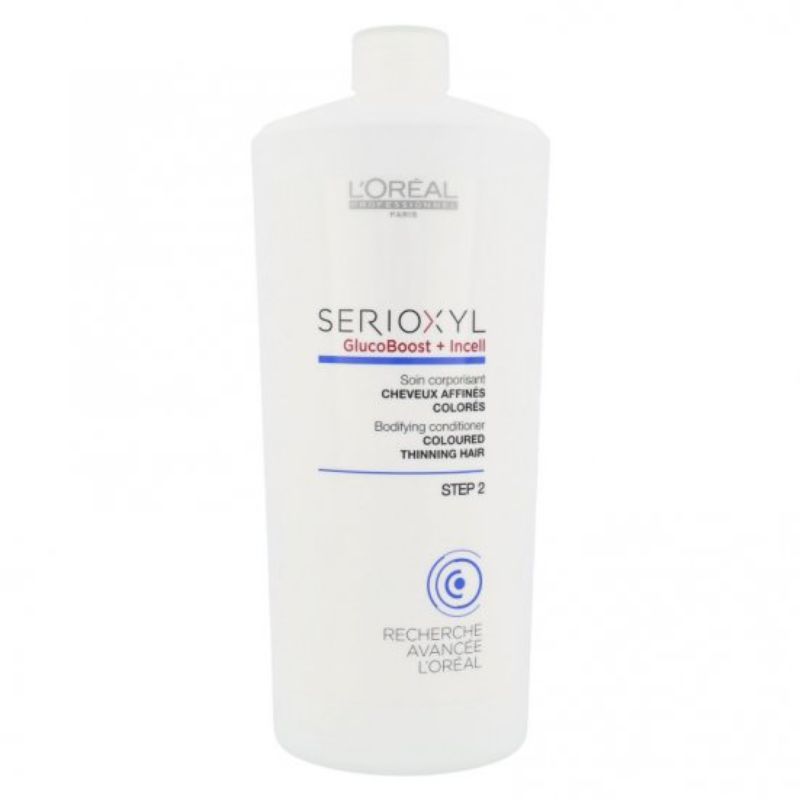 L`Oreal Professionnel Serioxyl Glucoboost + Incell Conditioner Coloured Hair 1000ml (Coloured Thinnin