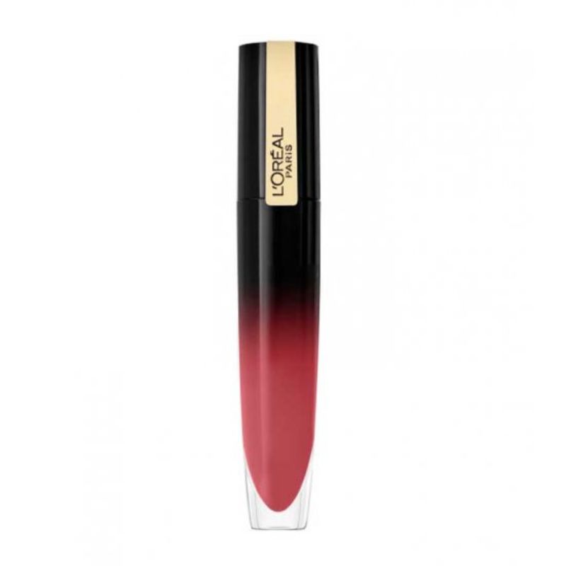 L`Oreal Rouge Signature 302 Be Outstanding Liquid Lip Gloss, 6,4ml