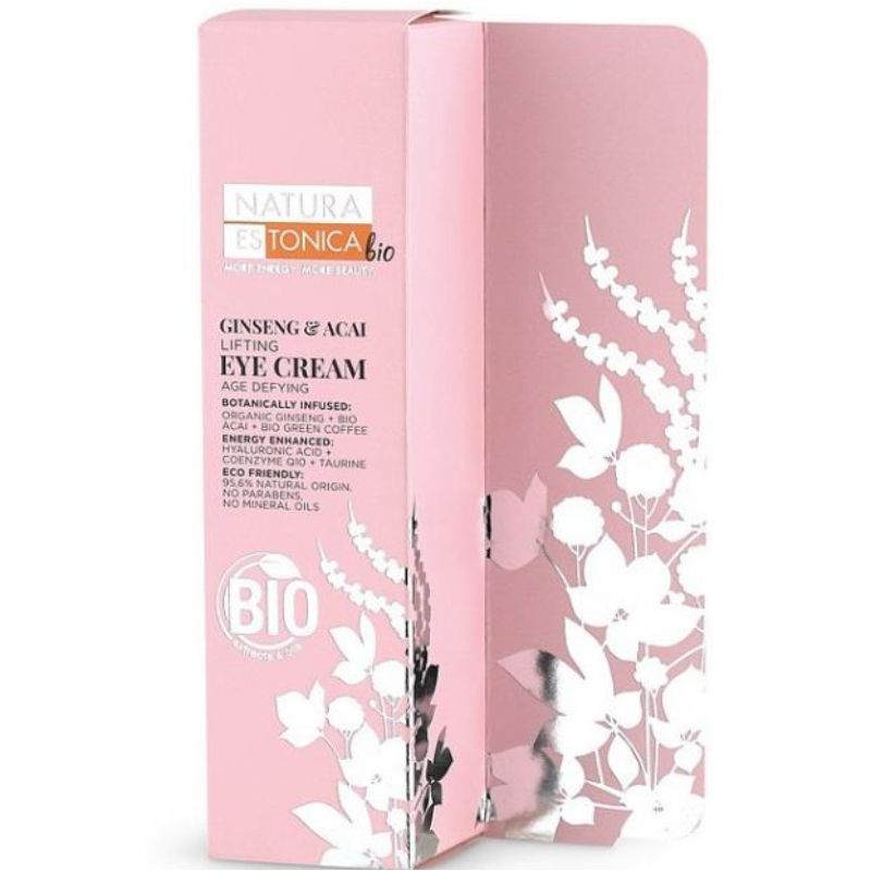 Natura Estonica Bio Ginseng And Acai Natural Eye Cream 20ml