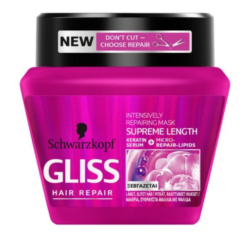 Schwarzkopf Gliss Hair Rerair Supreme Length 300ml