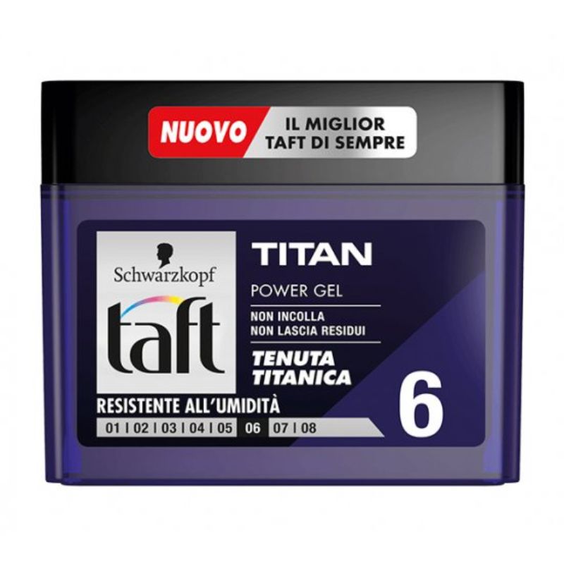 Schwarzkopf Taft Hair Gel Titan Power 6 250ml
