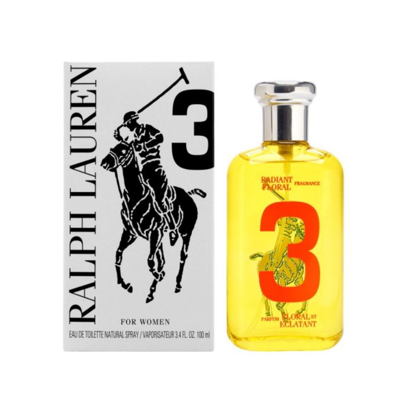 Ralph Lauren Big Pony 3 For Women Eau De Toilette 100Ml (Tester)