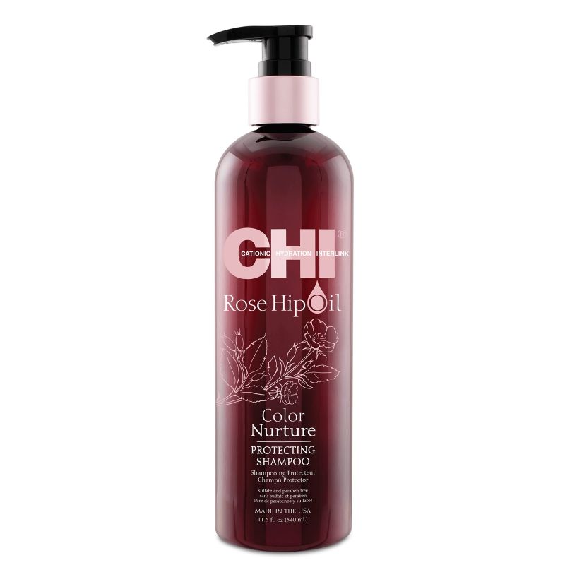 Chi Rose Hip Oil Color Nurture Protecting Shampoo 340Ml