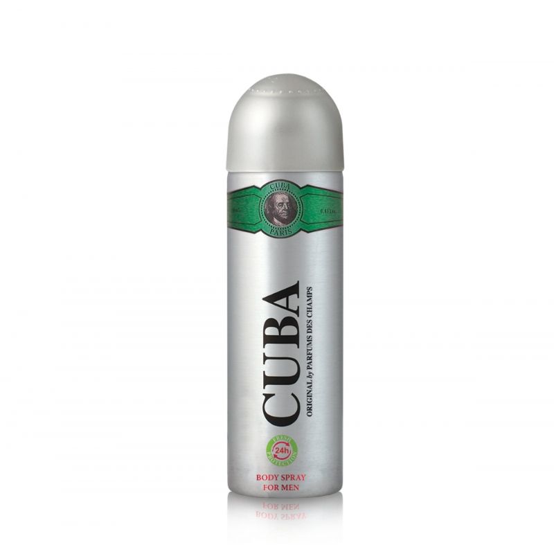 Cuba Green Deodorant Spray 200Ml
