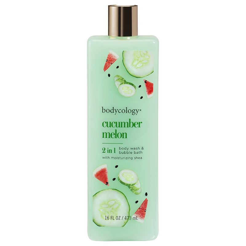 Bodycology Cucumber Melon Moisturizing Body Wash And Bubble Bath 473Ml