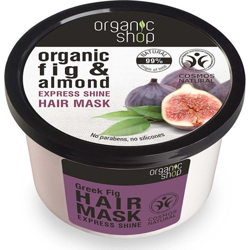 Natura Siberica Organic Fig Almond Express Shine Hair Mask 250Ml