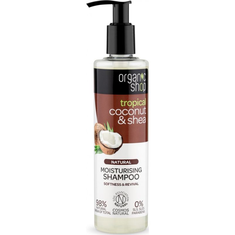 Natura Siberica Organic Shop Coconut Nad Shea Moisturising Shampoo 280Ml