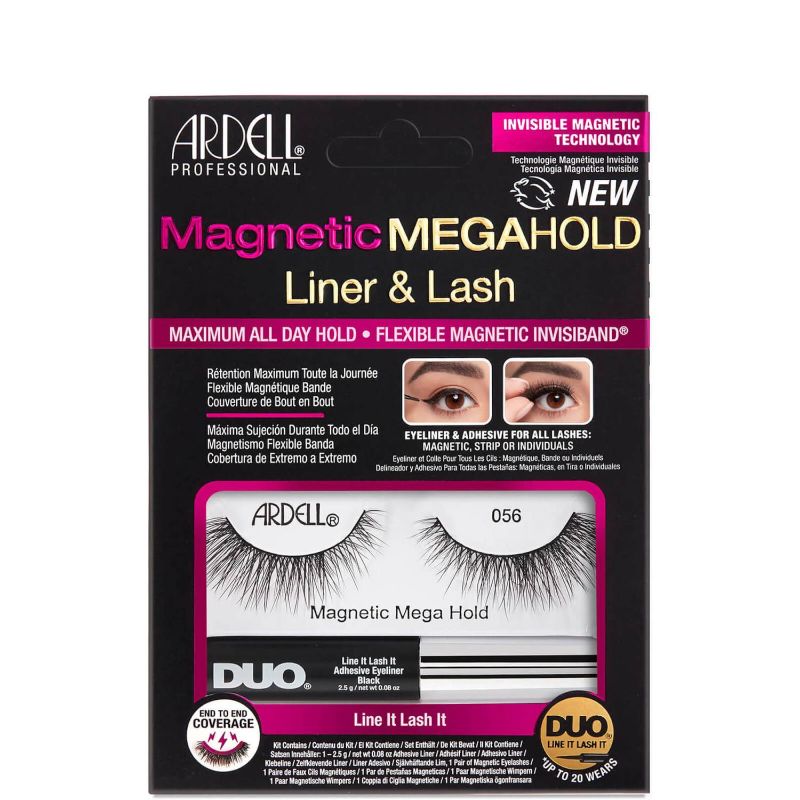 Ardell Magnetic Megahold Liquid Liner And Lash 056 Black