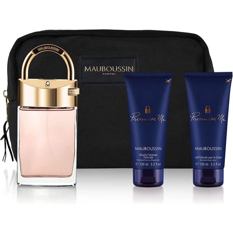 Mauboussin Promise Me W Set - EDP 90 ml+ b/lot 100 ml + sh/gel 100 ml + pouch