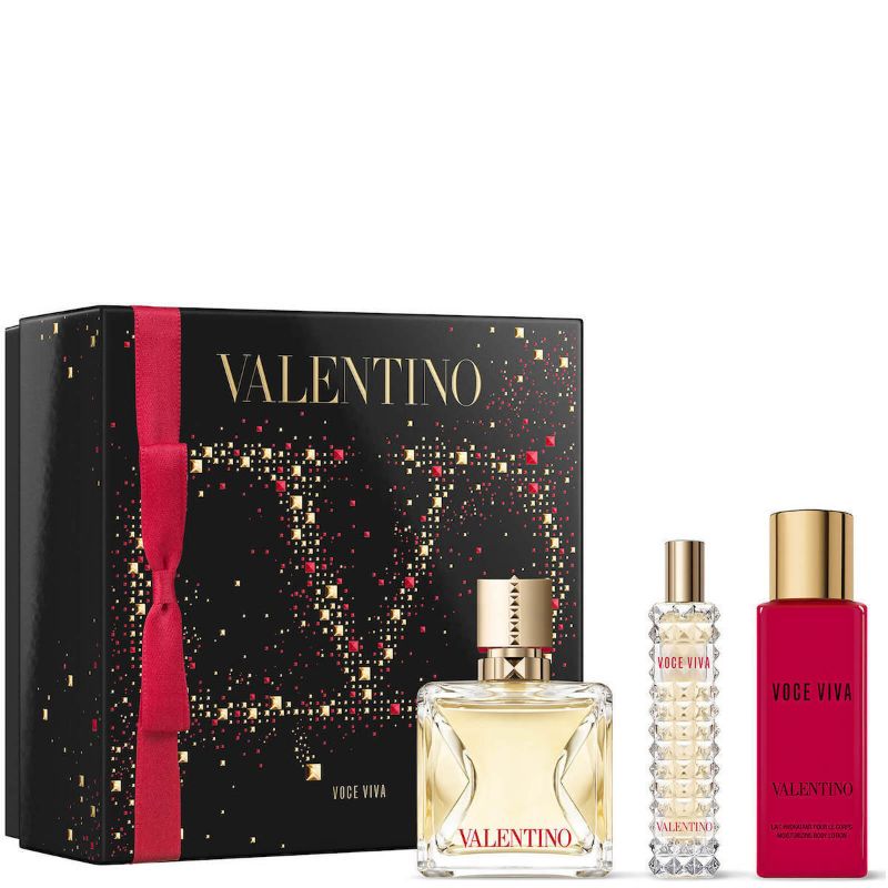 Valentino Voce Viva W Set - EDP 100 ml + b/lot 100 ml + EDP 15 ml /2020