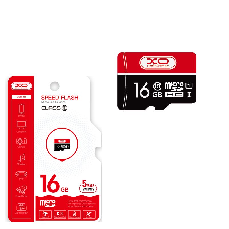 XO Κάρτα Μνήμης 16GB CL10 Micro SD