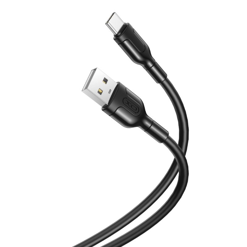 XO NB212 2.1A USB Καλώδιο for Type-C Μαύρο