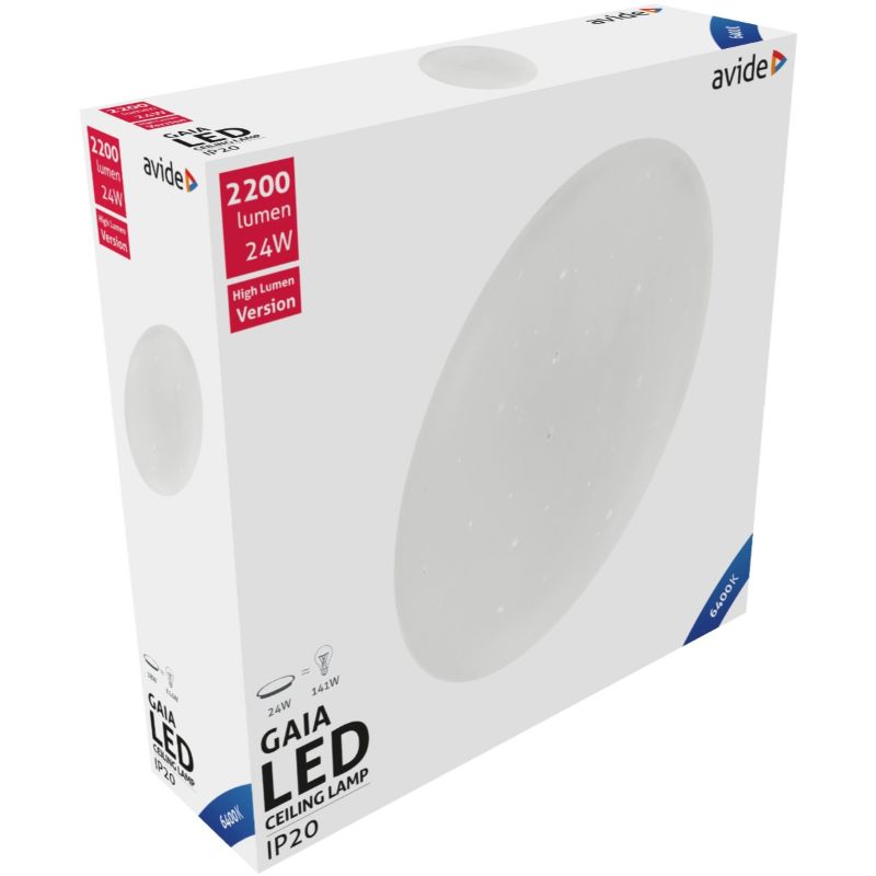 Avide LED ???????? ?????????? ?????? Gaia 24W 380*105.0mm ????? 6400K