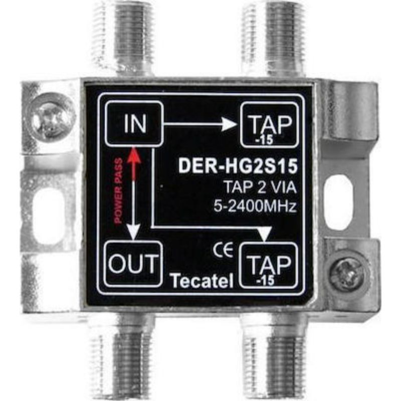 Tecatel Διακλαδωτής 1/2 TAP OFF 15dB