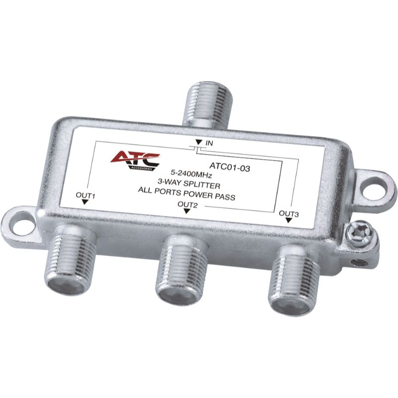 ATC SPLITTER 3 ΕΞΟΔ. 5-2400Mhz