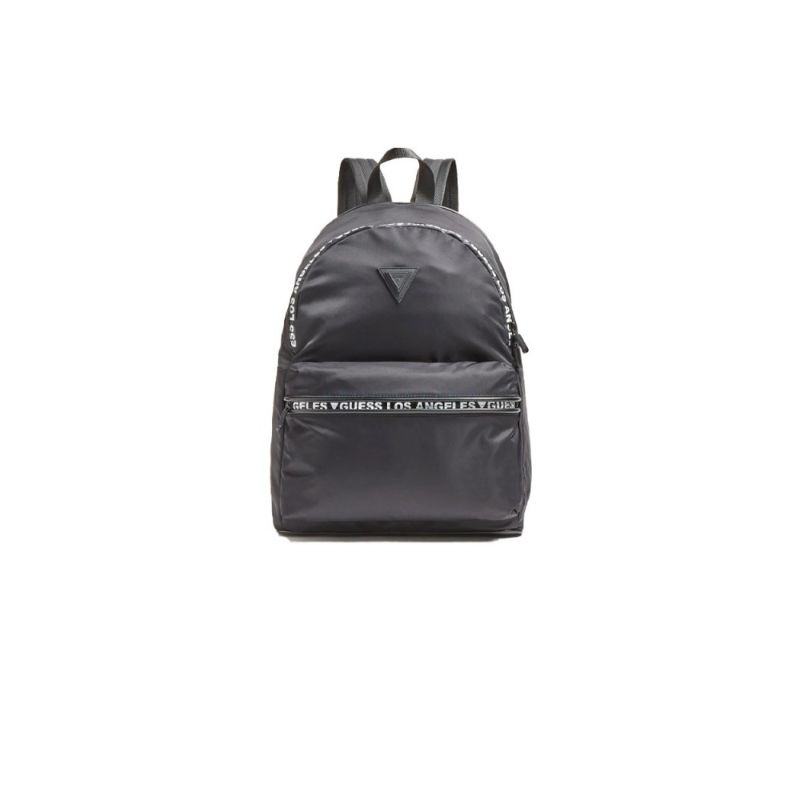 Guess Quatro Material Backpack Black For Men 17/30.5 x 40 x 12.5 cm