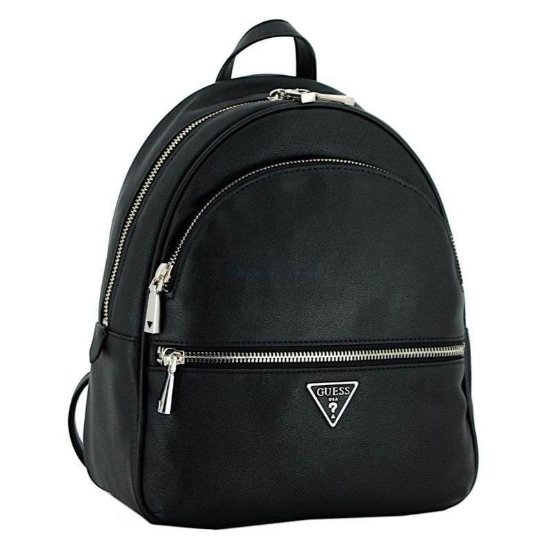 Guess Manhattan Synthetic Leather Backpack Black hwsb69 94330 For Women 18/29 x 34 x 12 cm