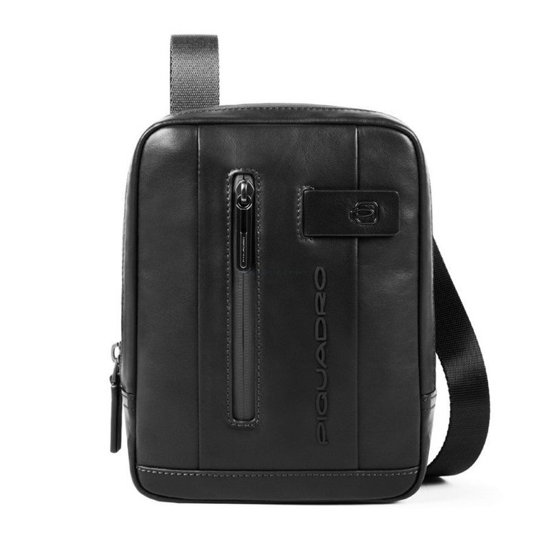 Piquadro Urban Crossbody Bag Black 17.5 x 22.5 x 5 cm