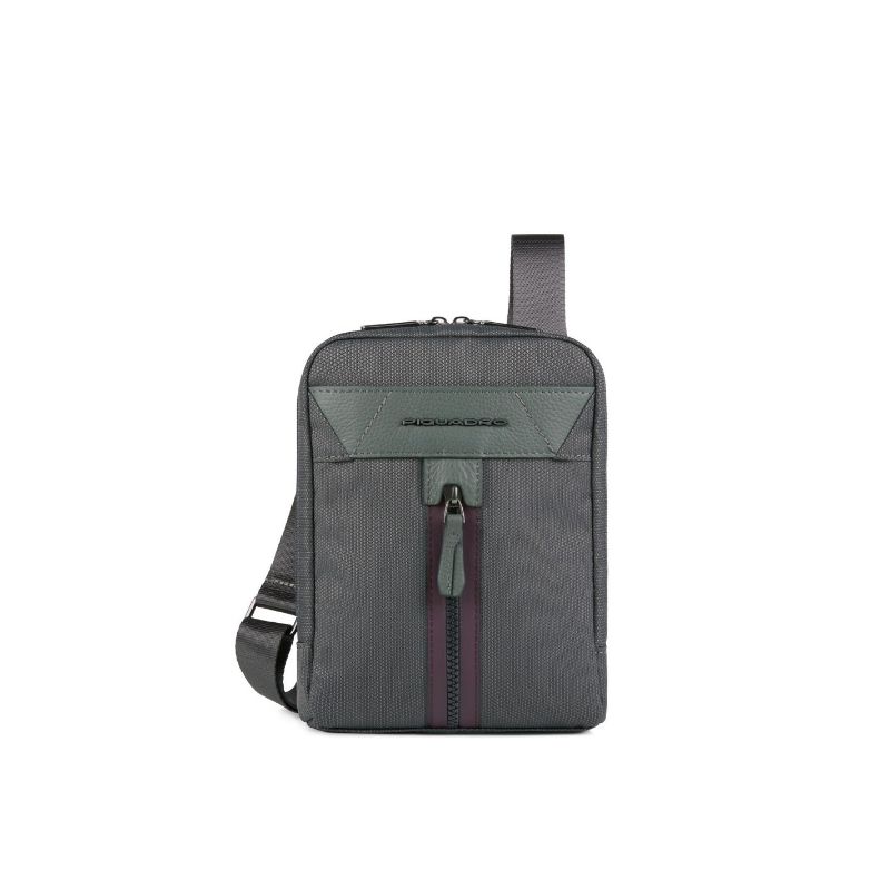 Piquadro Trakai Shoulder Bag Crossbody Bag Green 16 x 22 x 4 cm
