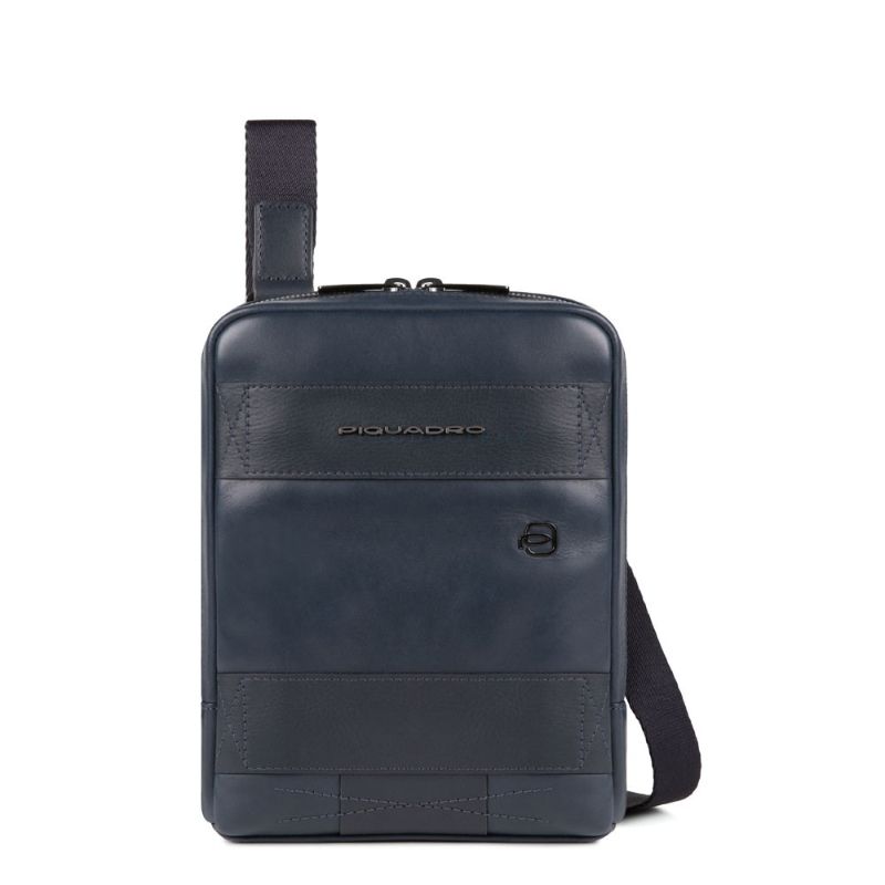 Piquadro Obidos Crossbody Bag Blue 17 x 22 x 5.00 cm