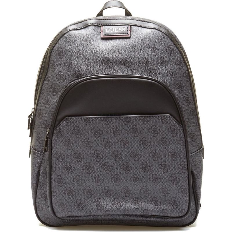 Guess Vezzola Polyester Backpack Black Computer Unisex 19/31 x 38 x 11 cm