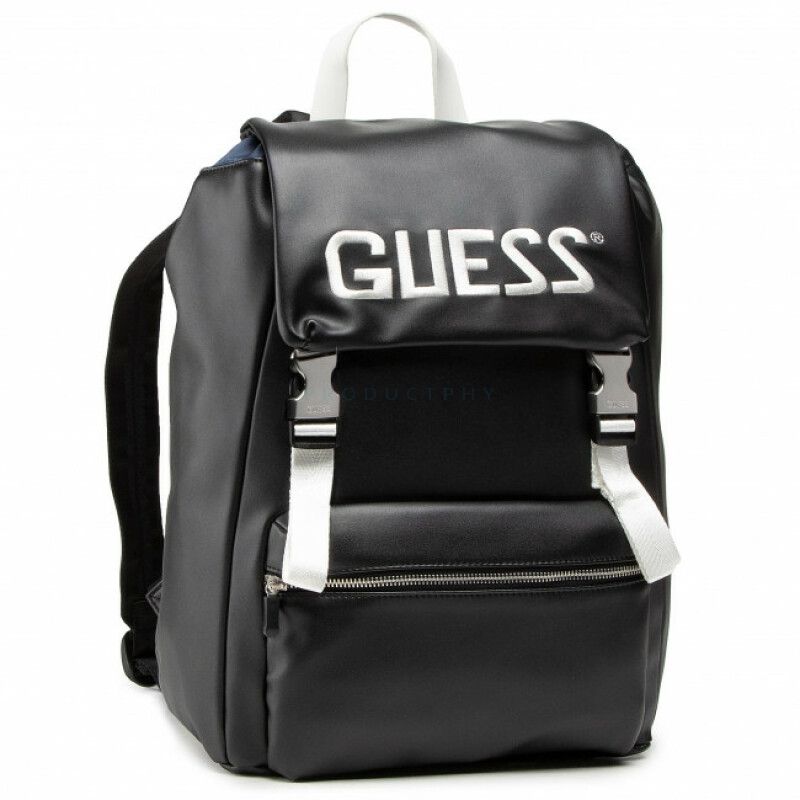 Guess Salameda Backpack Black Laptop Compartiment Unisex